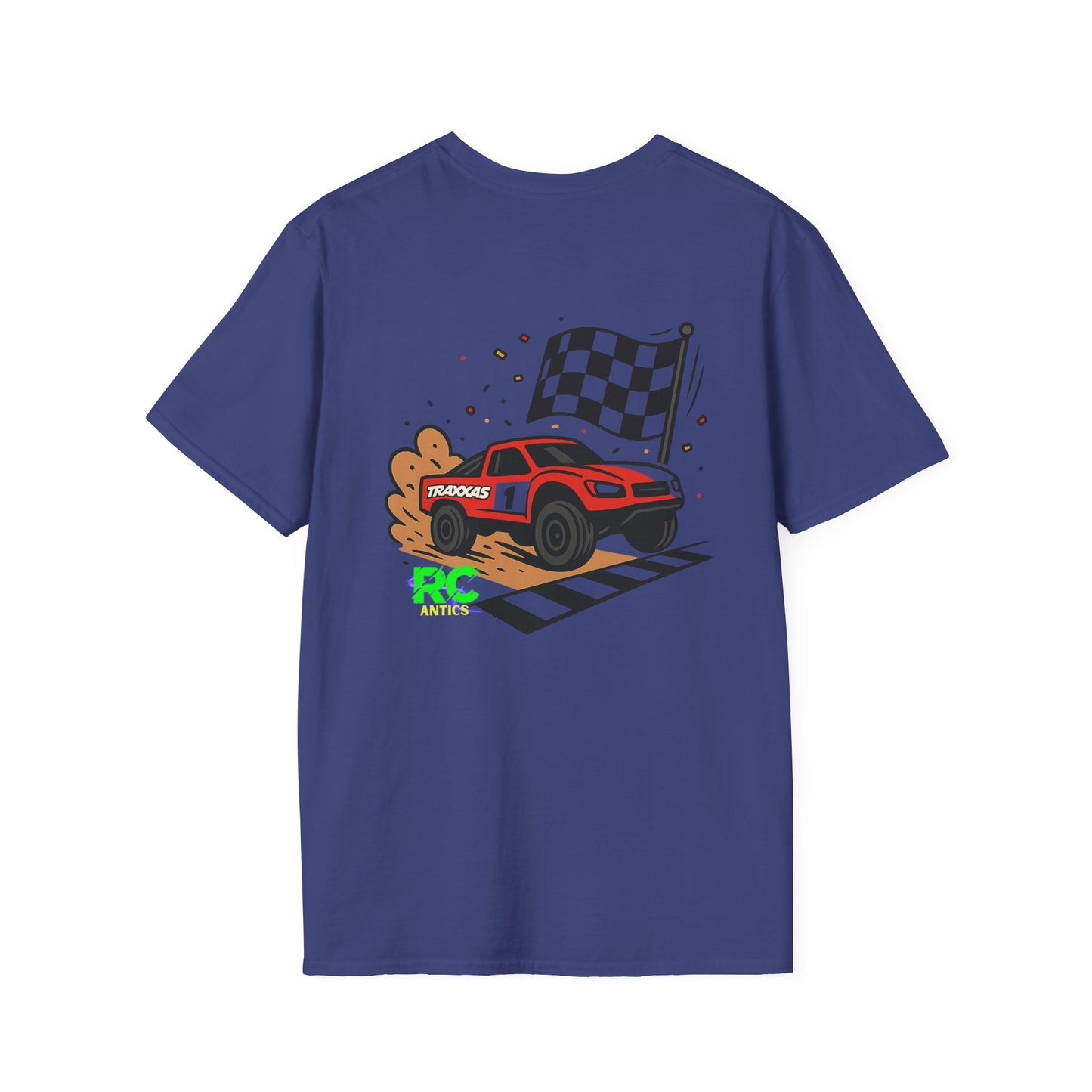 RC Truck Crossing Finish Line Unisex Softstyle T-Shirt