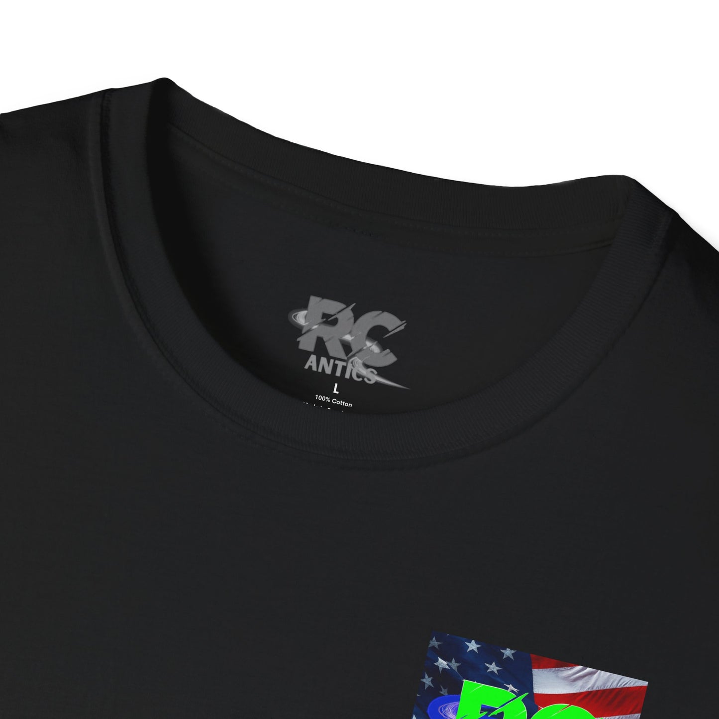 Patriotic RC Road Course Racing Unisex Softstyle T-Shirt
