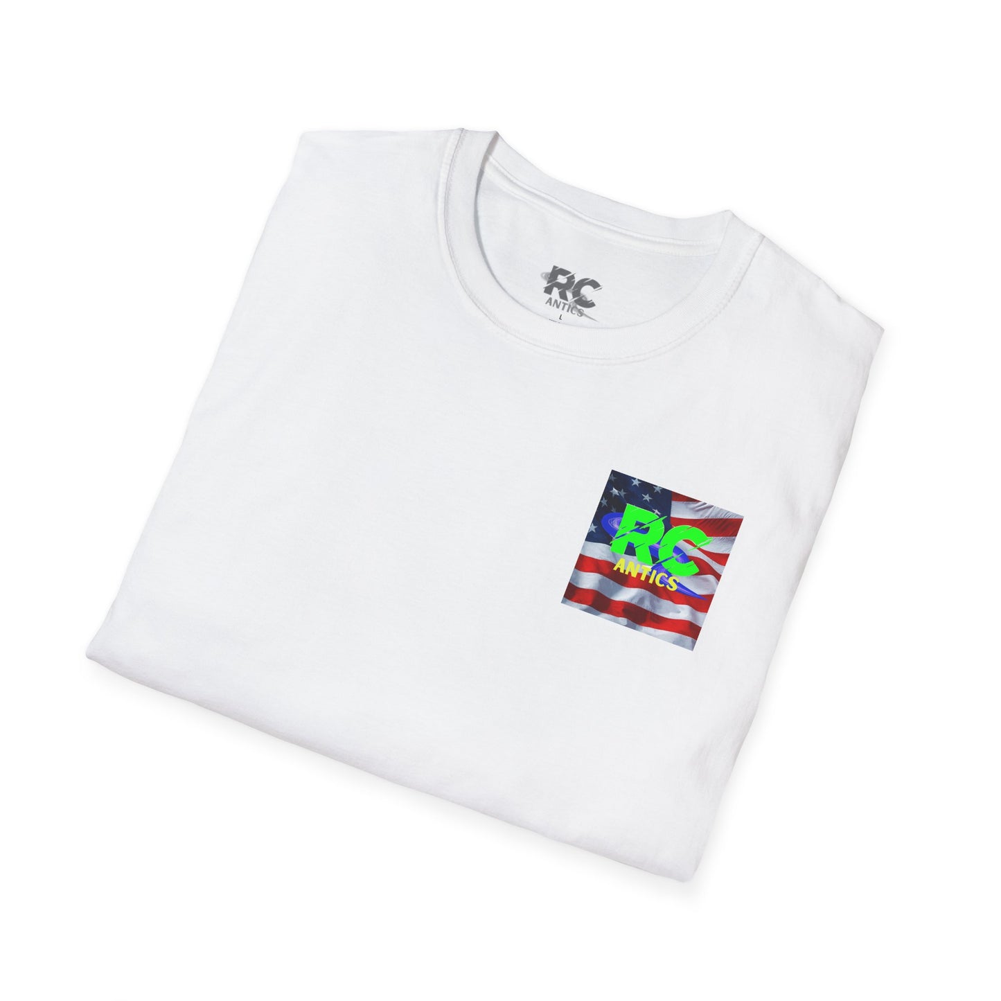 Patriotic RC Road Course Racing Unisex Softstyle T-Shirt