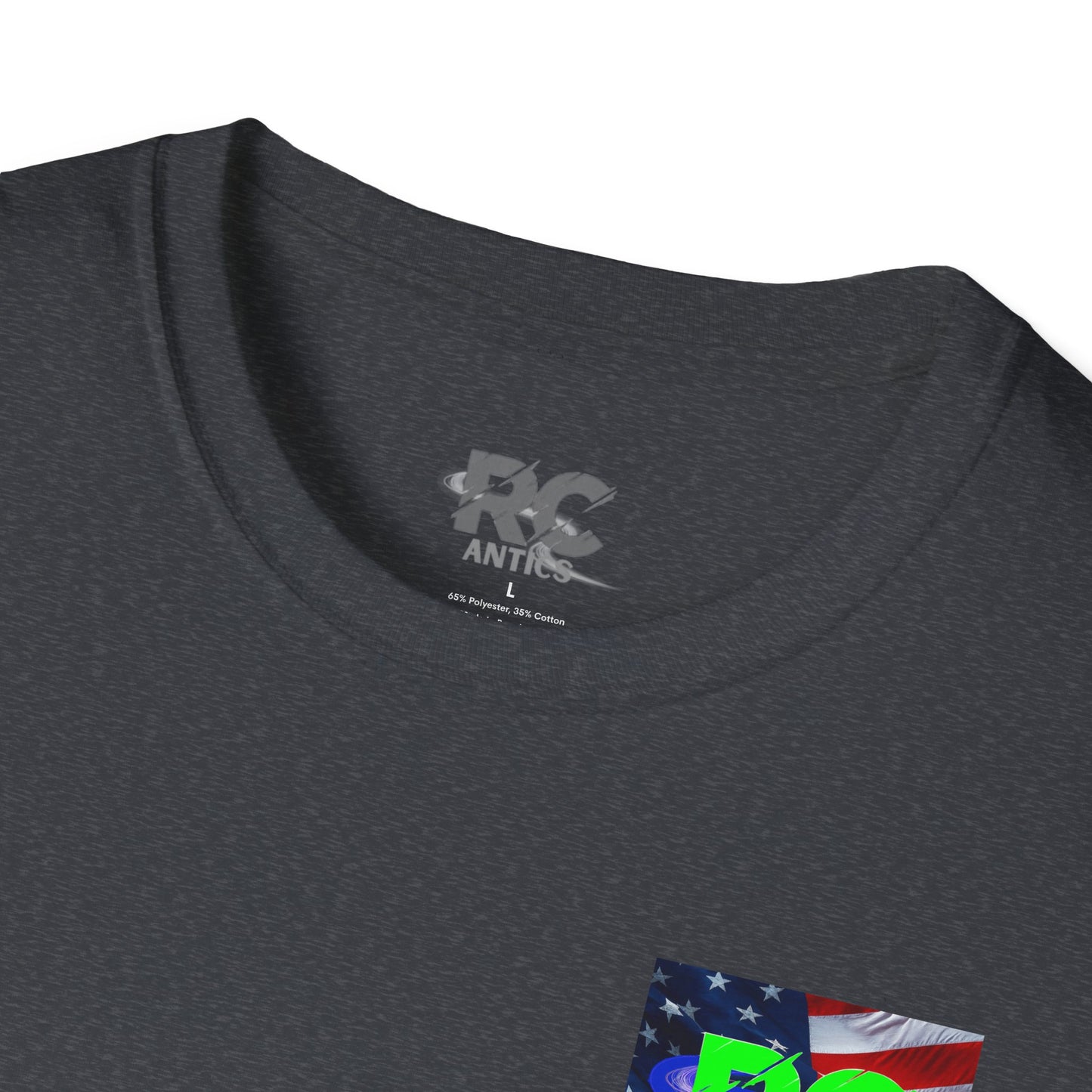Patriotic RC Road Course Racing Unisex Softstyle T-Shirt