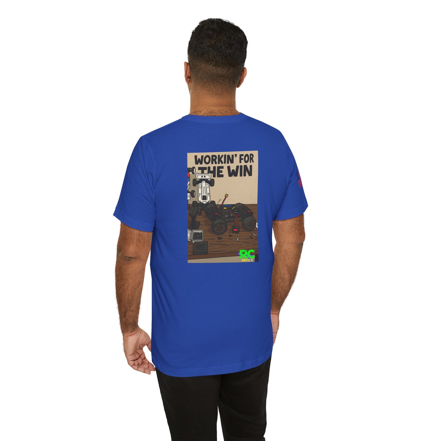 Workin for the Win Unisex Jersey Short Sleeve Tee