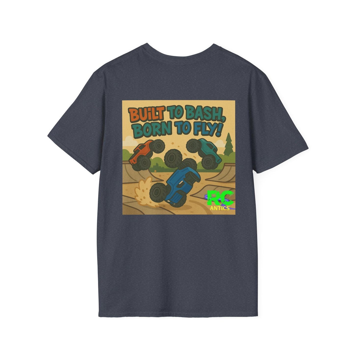 Built to Bash, Born to Fly Unisex Softstyle T-Shirt
