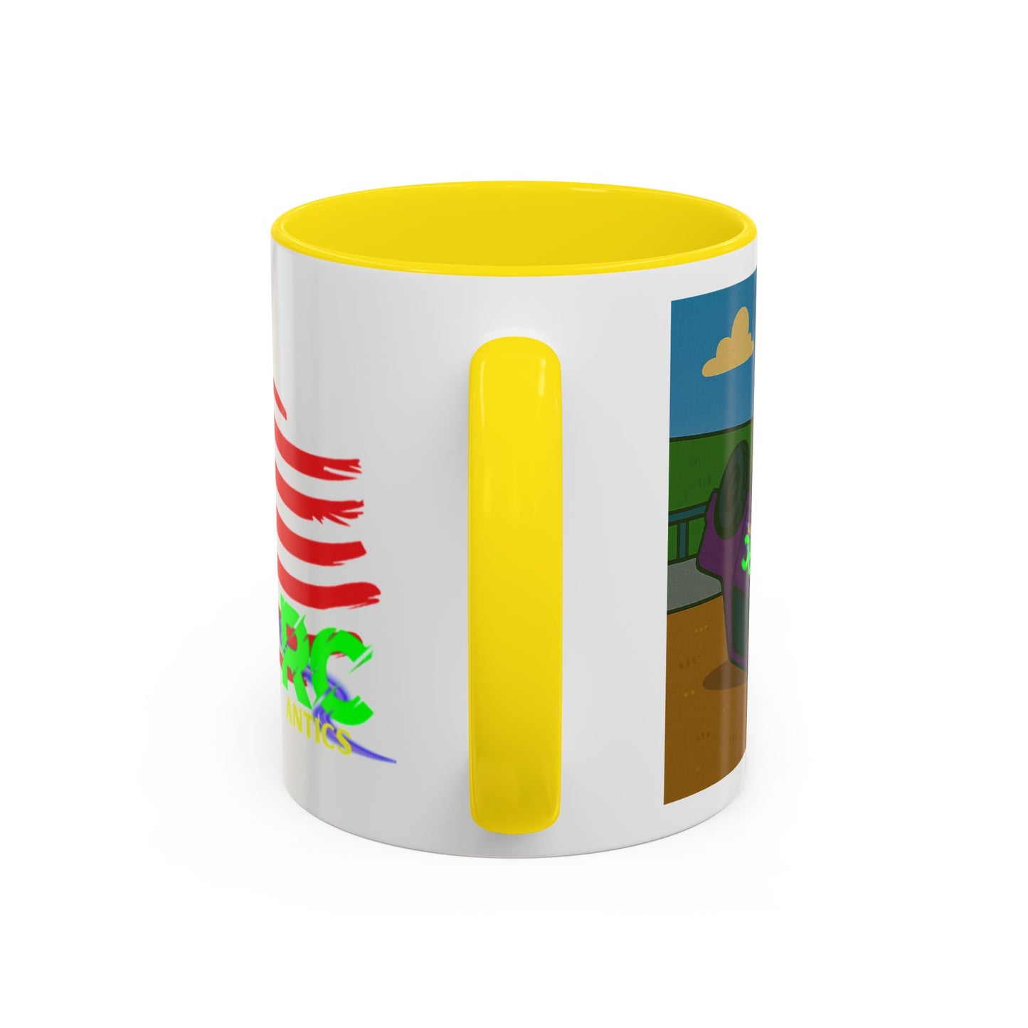 Help I've Fallin and Can't get up Skate Park Accent Coffee Mug (11, 15oz)