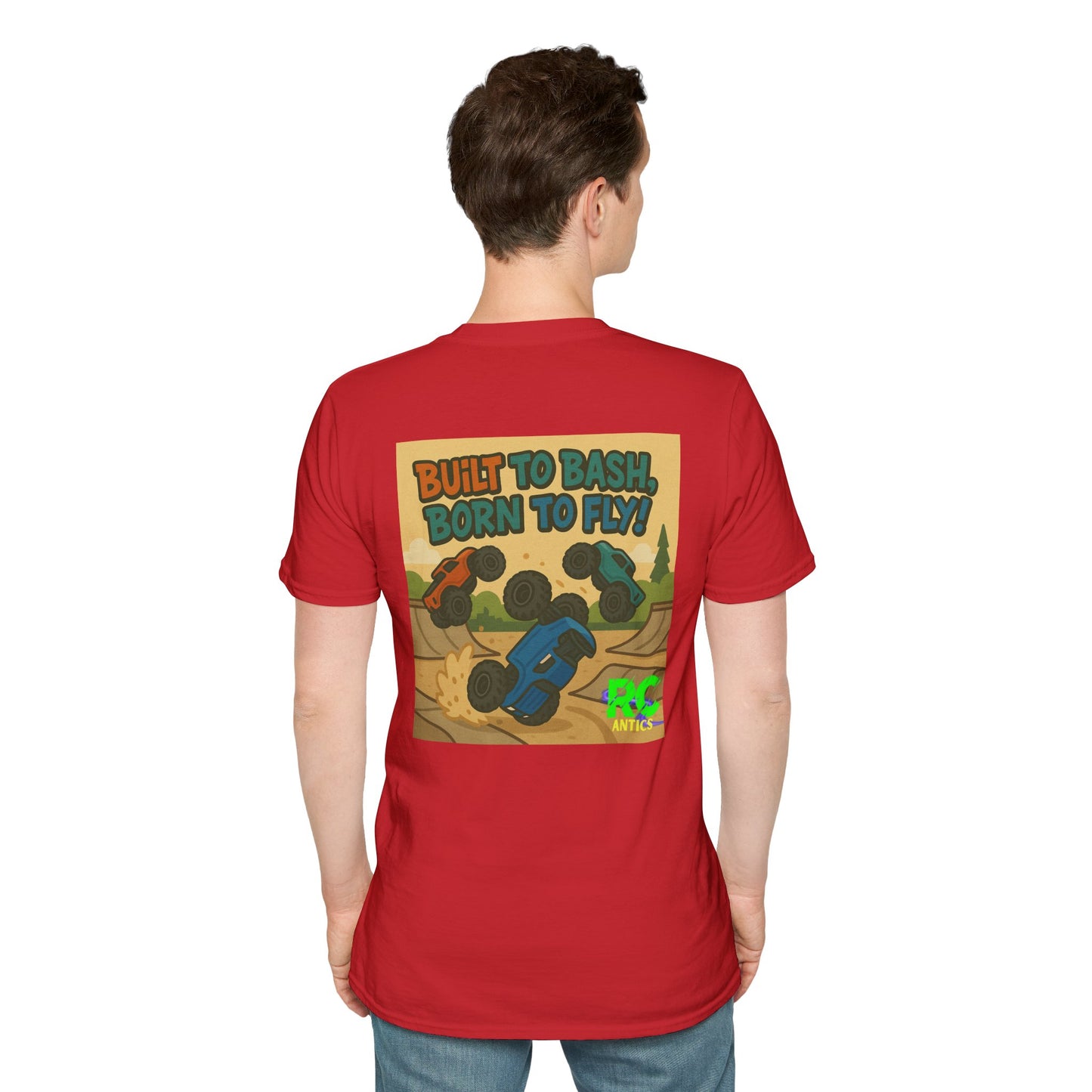 Built to Bash, Born to Fly Unisex Softstyle T-Shirt