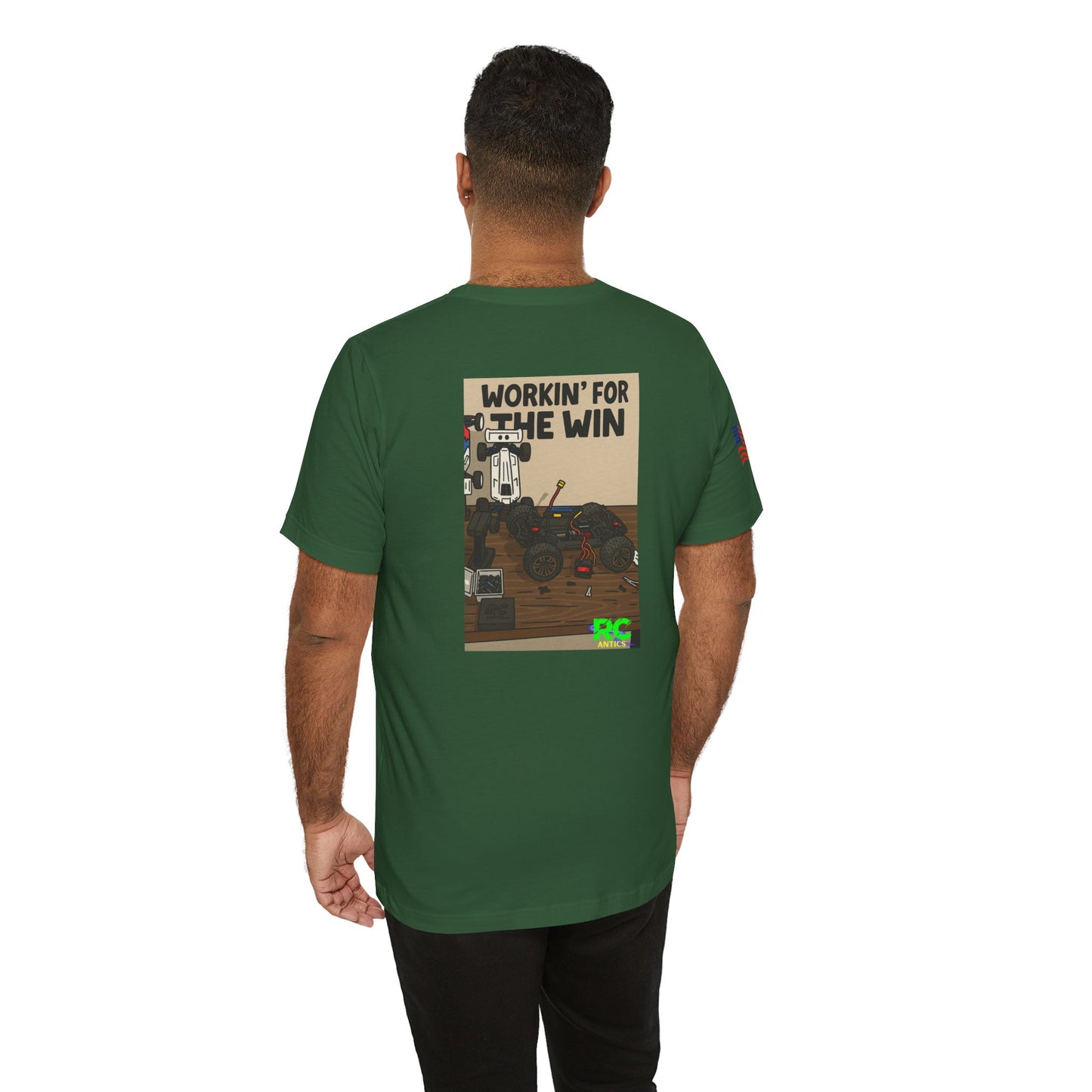 Workin for the Win Unisex Jersey Short Sleeve Tee