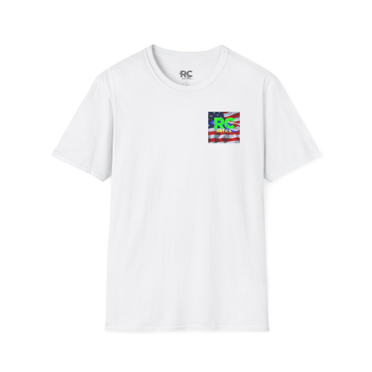 Patriotic RC Road Course Racing Unisex Softstyle T-Shirt