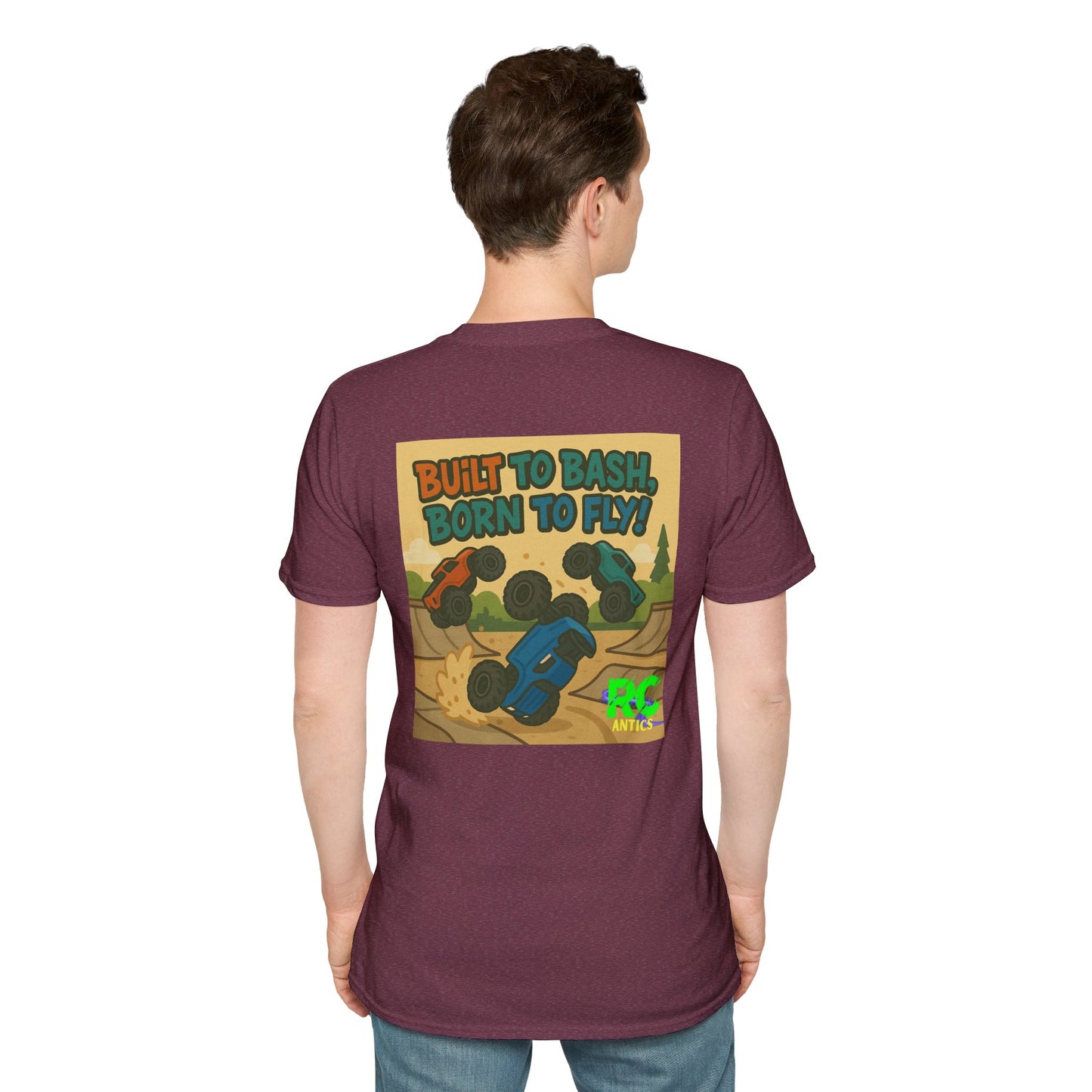 Built to Bash, Born to Fly Unisex Softstyle T-Shirt