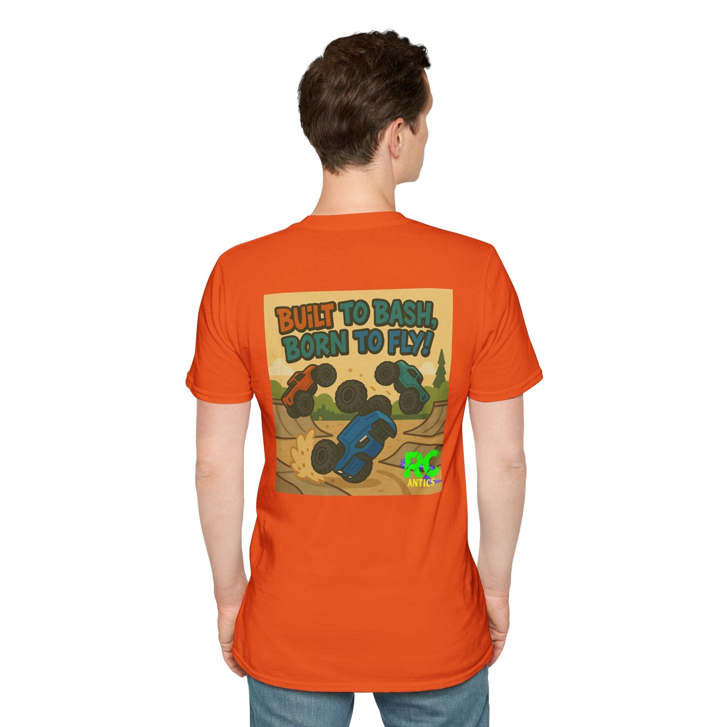 Built to Bash, Born to Fly Unisex Softstyle T-Shirt