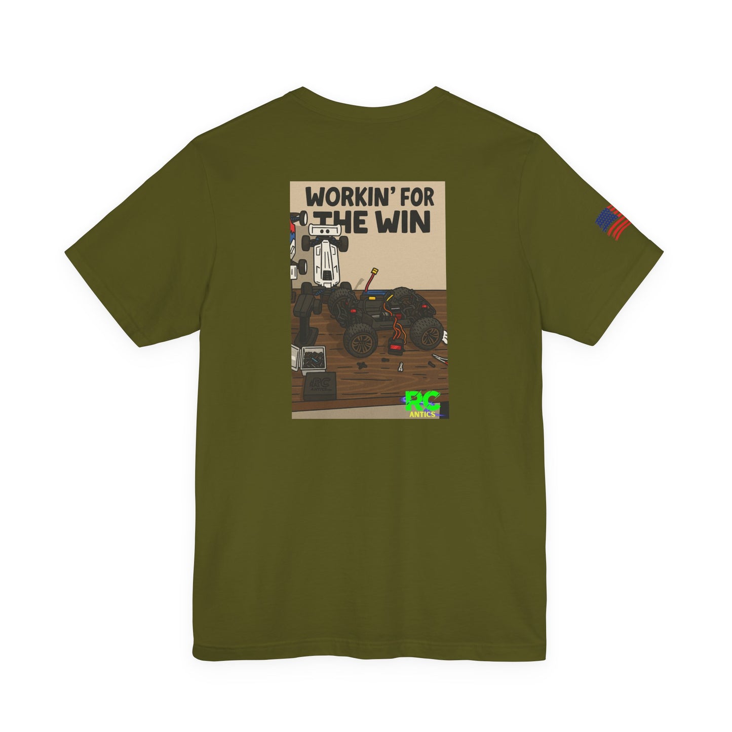 Workin for the Win Unisex Jersey Short Sleeve Tee