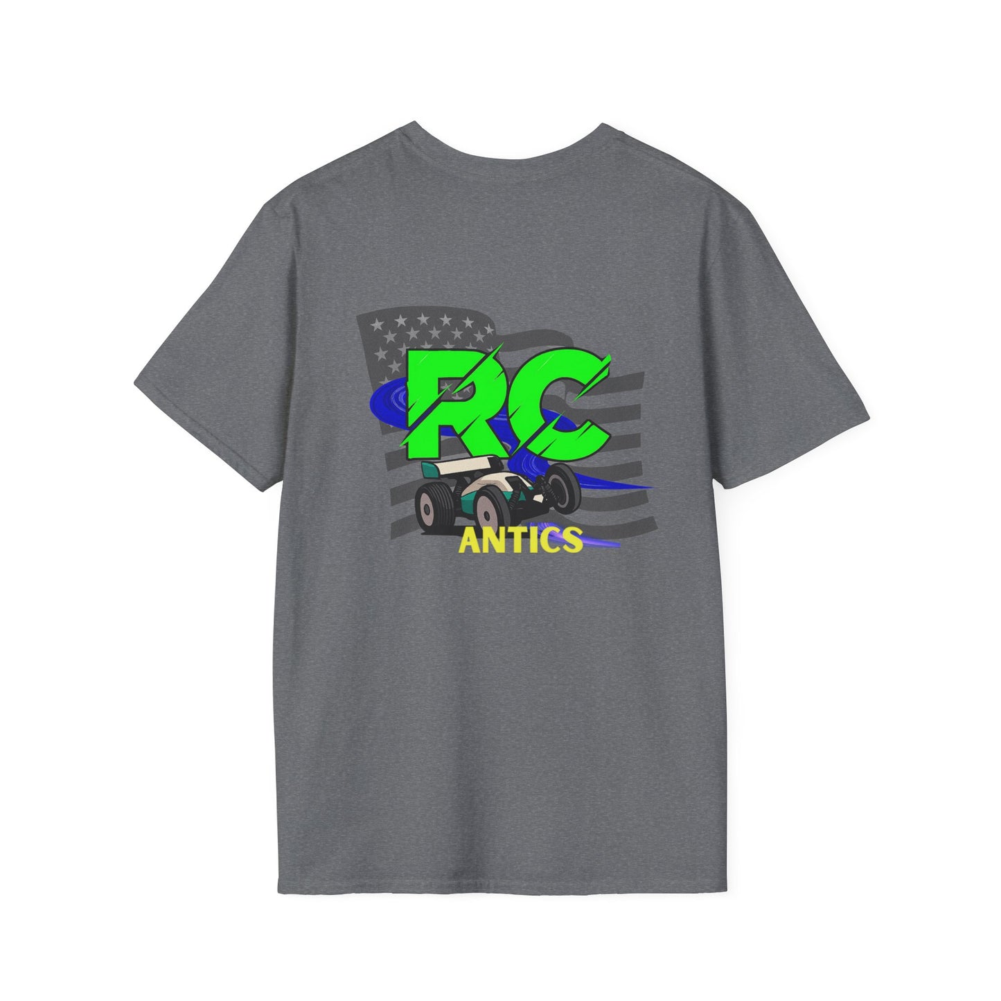 Patriotic RC Road Course Racing Unisex Softstyle T-Shirt