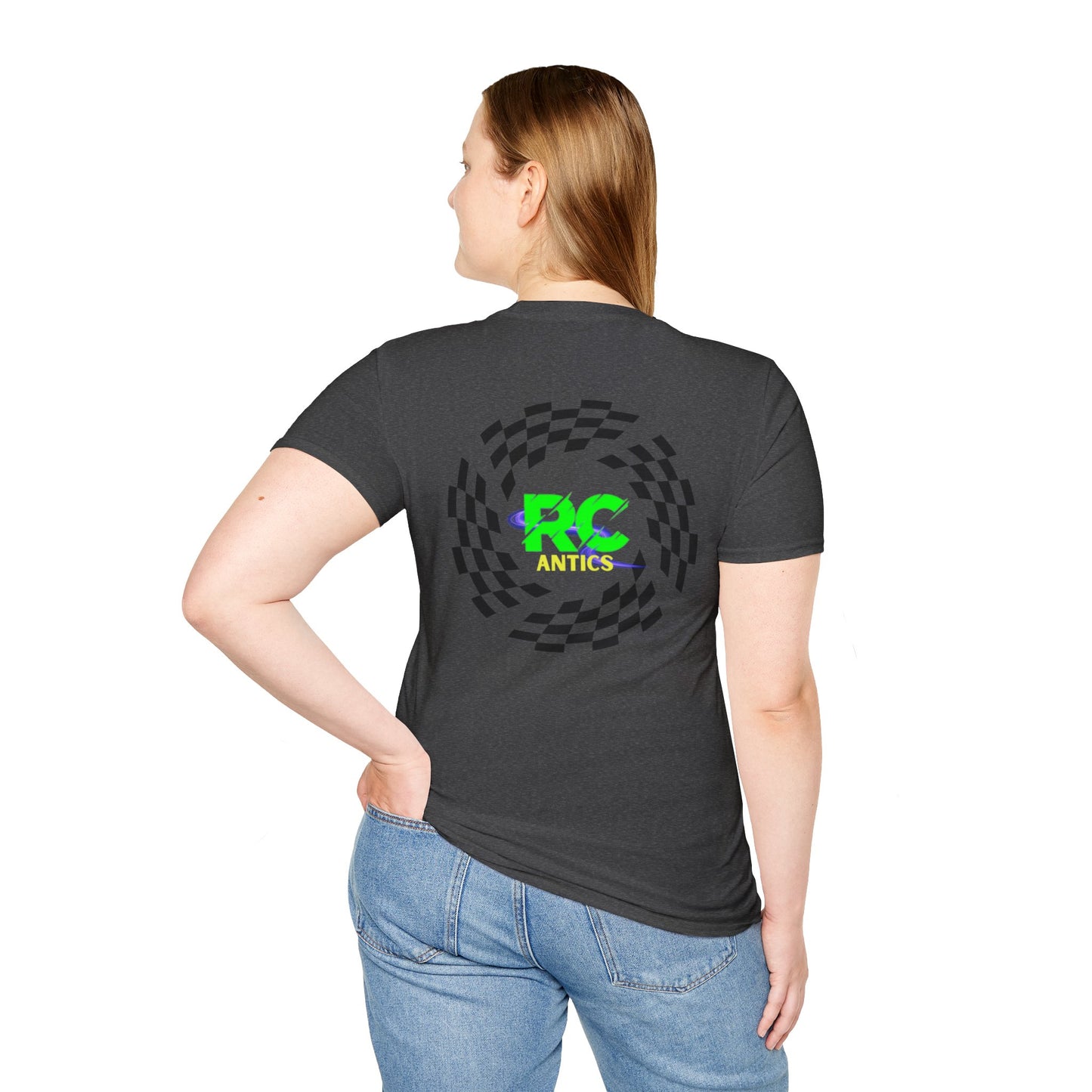 Flag Circle RC Antics Unisex Softstyle T-Shirt