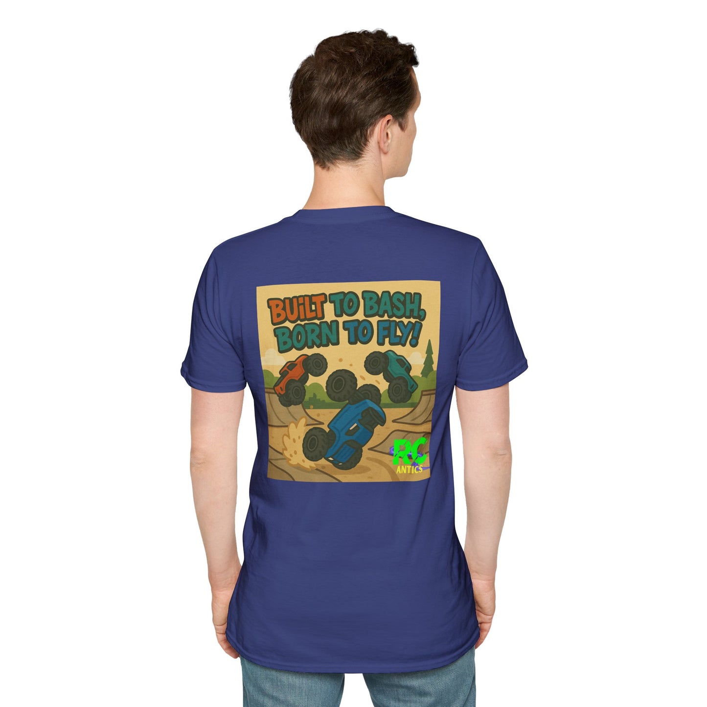 Built to Bash, Born to Fly Unisex Softstyle T-Shirt