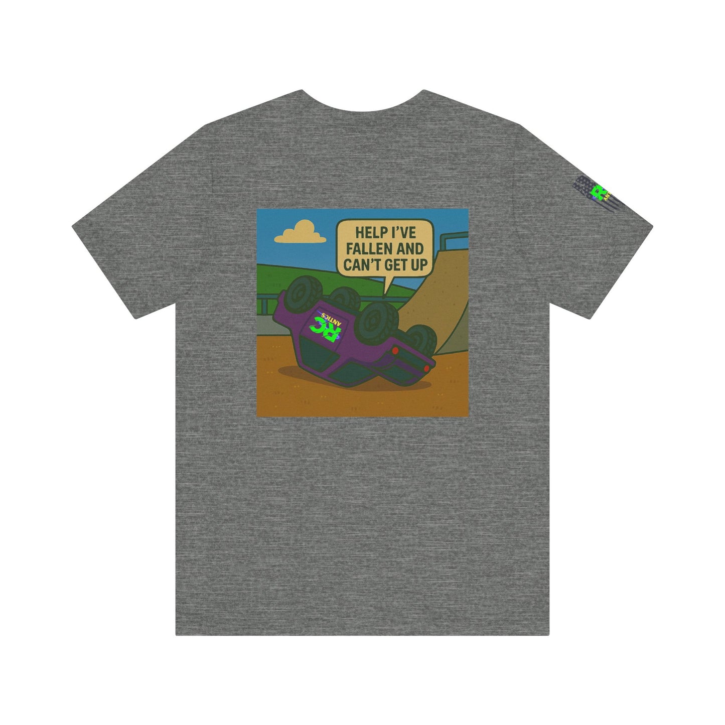 Help I've Fallin and can't get up Jump Unisex Jersey Short Sleeve Tee