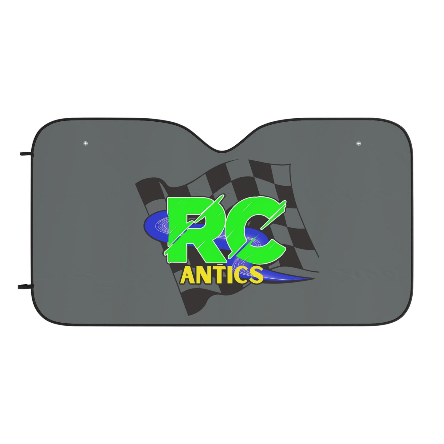 RC Antics Checker Flag Car Sun Shades