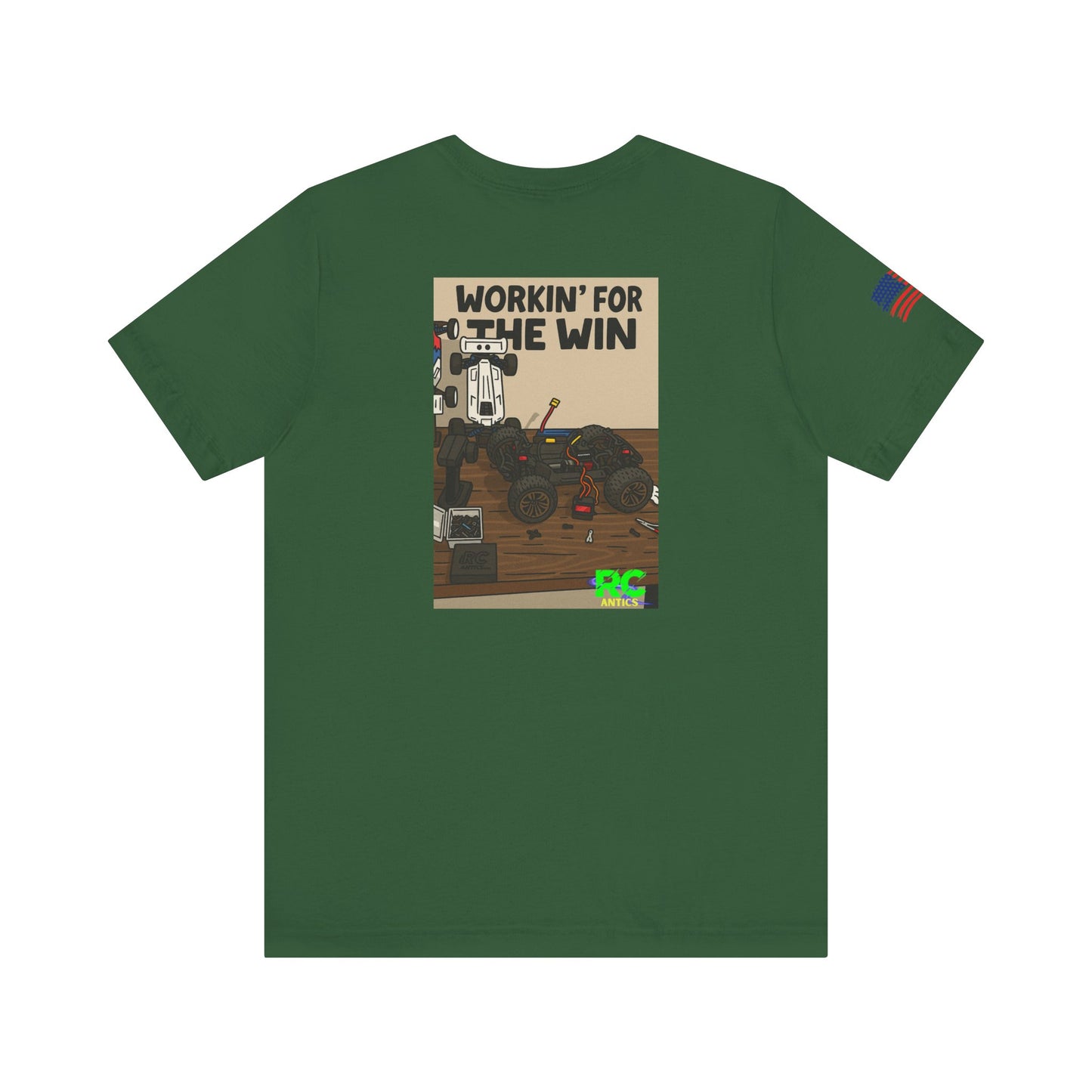 Workin for the Win Unisex Jersey Short Sleeve Tee