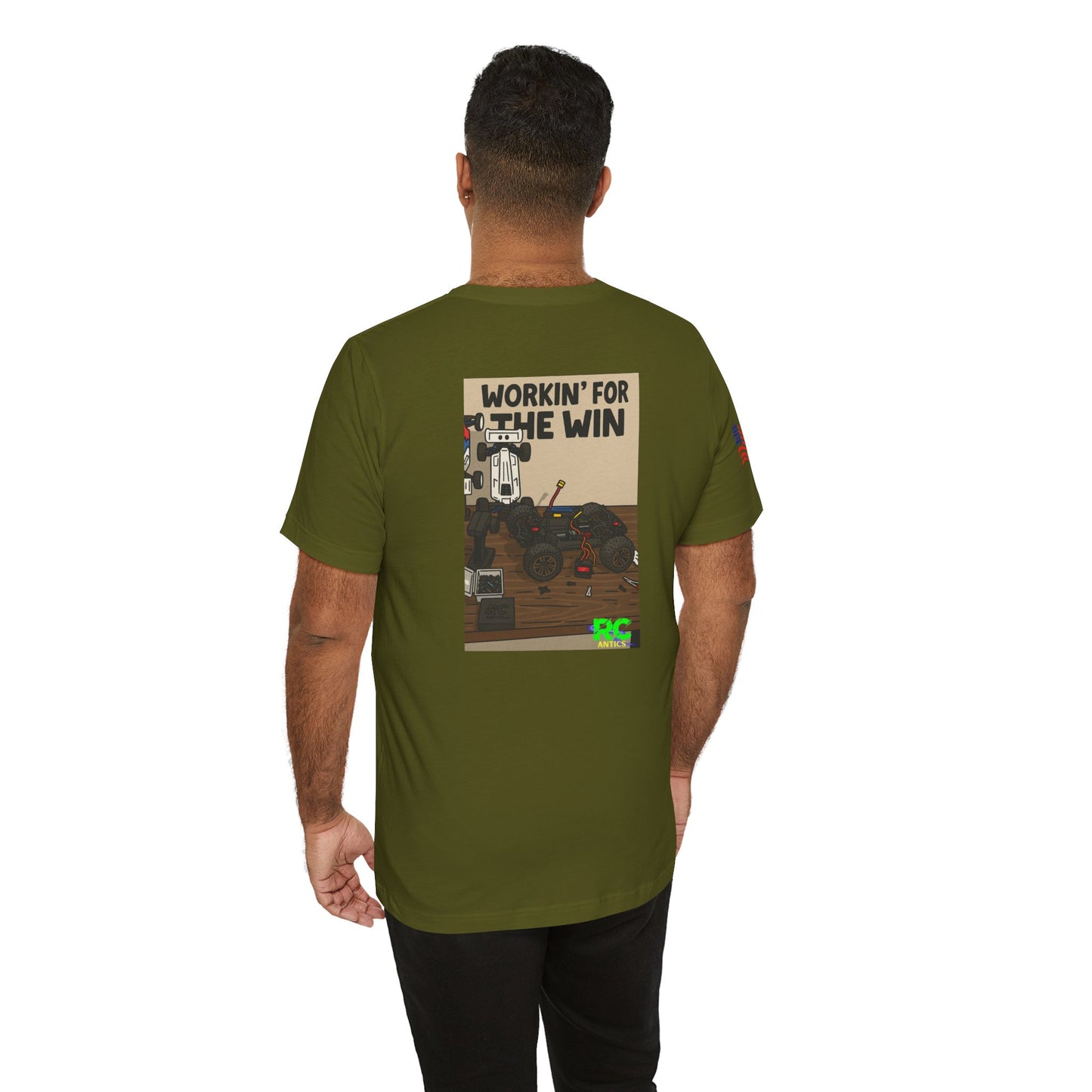 Workin for the Win Unisex Jersey Short Sleeve Tee