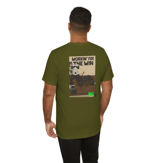 Workin for the Win Unisex Jersey Short Sleeve Tee