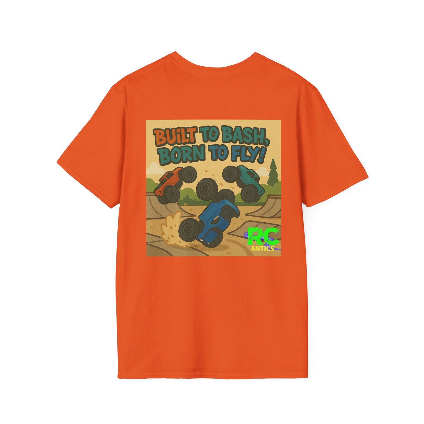 Built to Bash, Born to Fly Unisex Softstyle T-Shirt