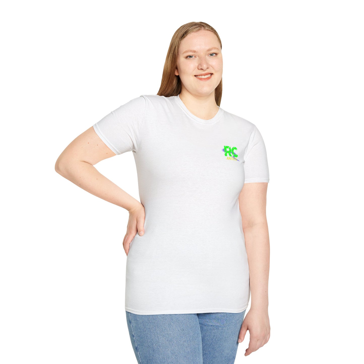Flag Circle RC Antics Unisex Softstyle T-Shirt