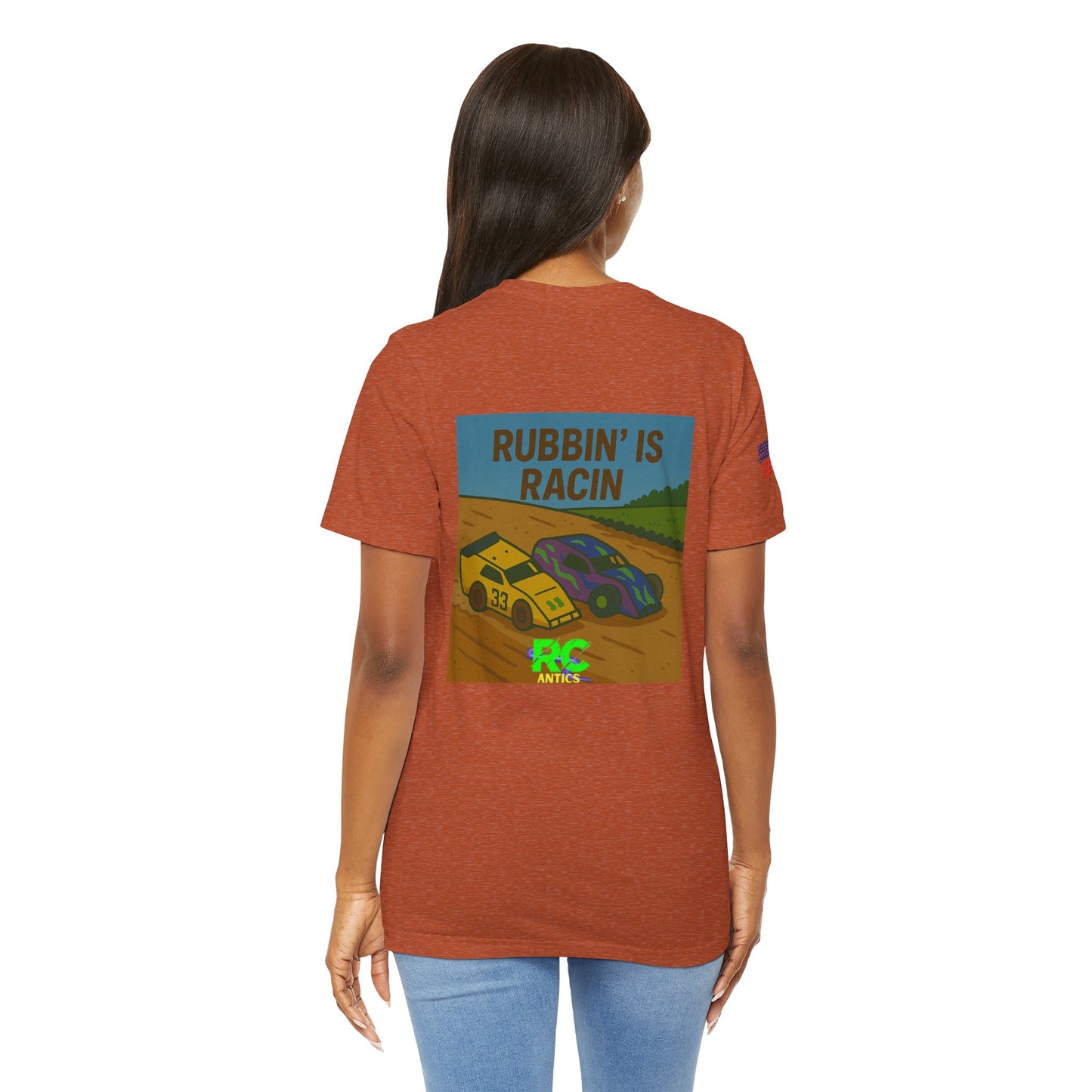 Rubbin is Racin Unisex Jersey Short Sleeve Tee
