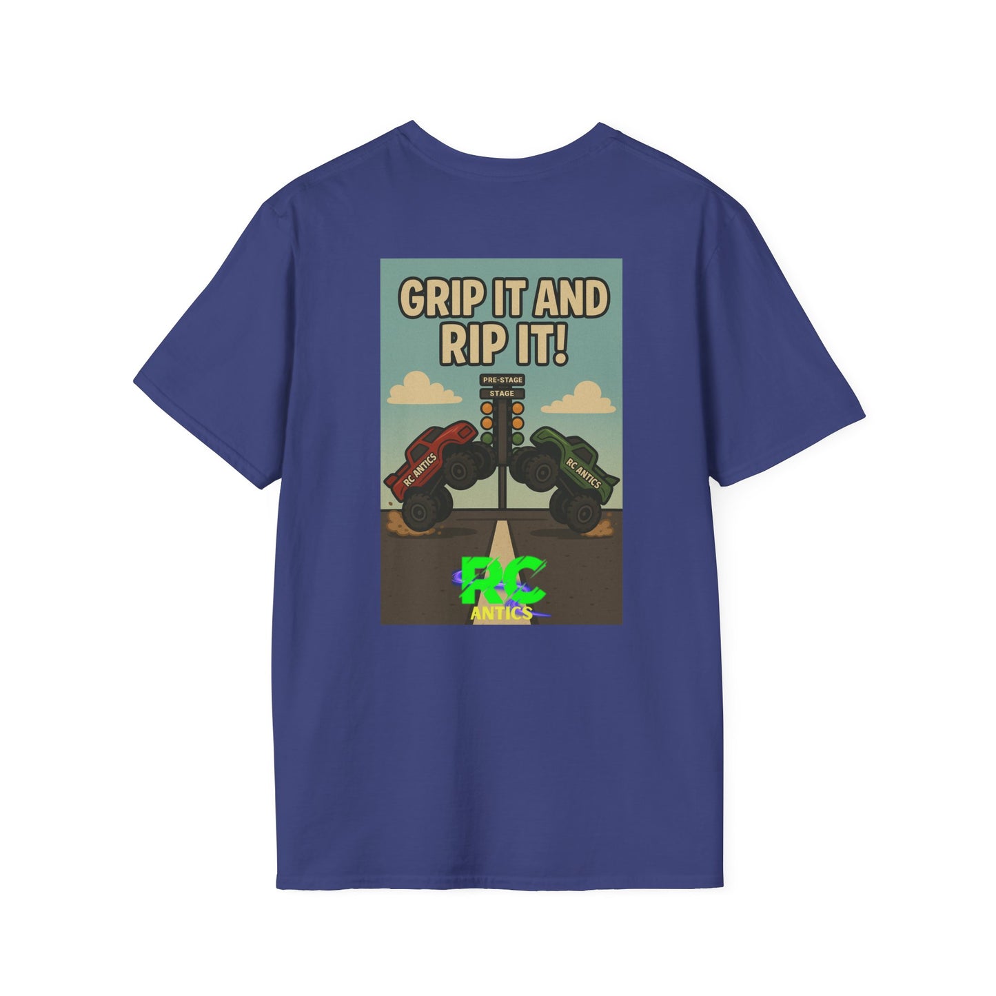 Grip it and Rip it RC Drag Racing Unisex Softstyle T-Shirt