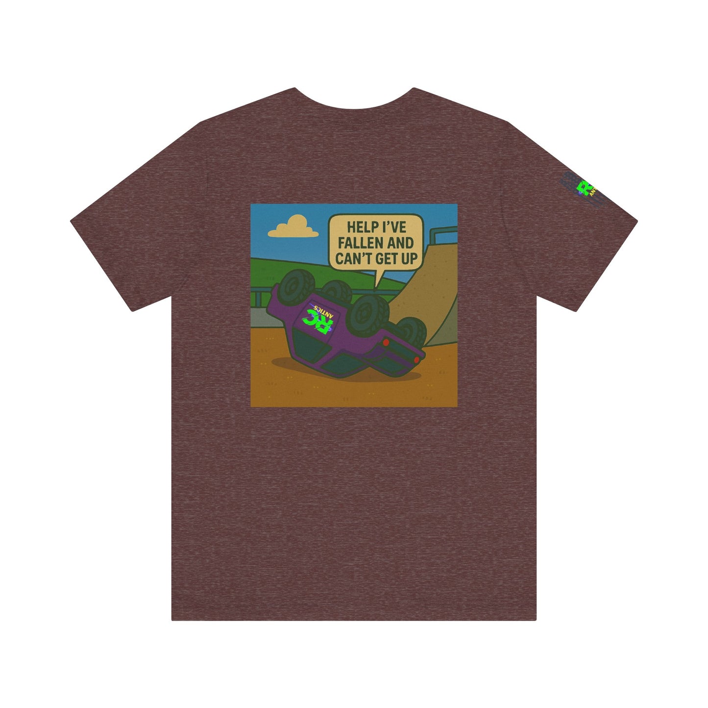 Help I've Fallin and can't get up Jump Unisex Jersey Short Sleeve Tee