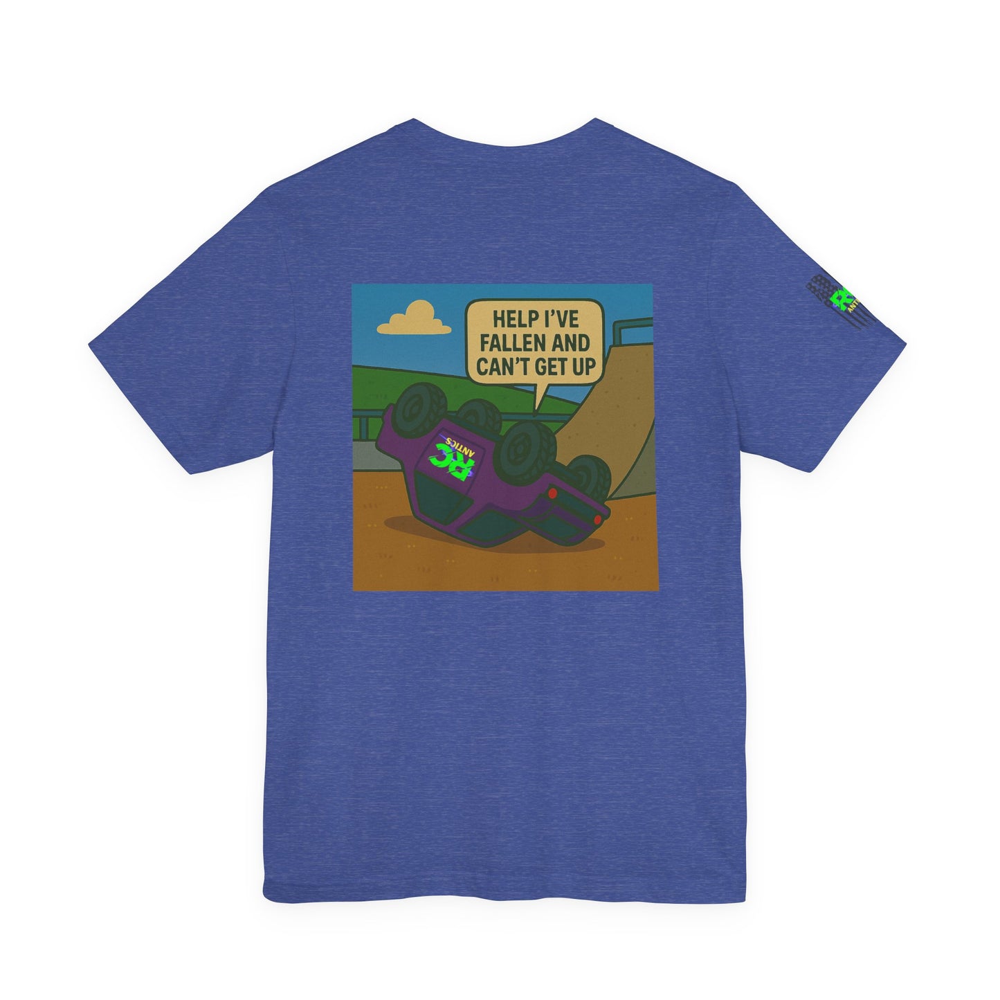 Help I've Fallin and can't get up Jump Unisex Jersey Short Sleeve Tee