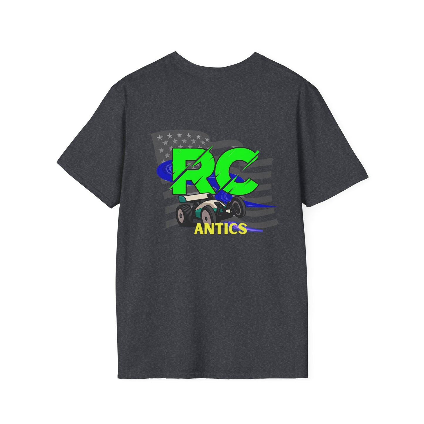 Patriotic RC Road Course Racing Unisex Softstyle T-Shirt
