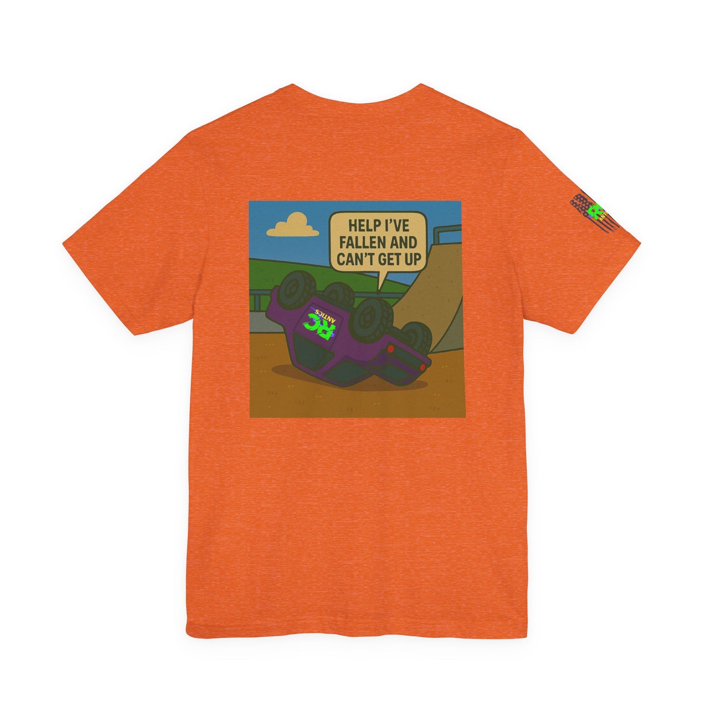 Help I've Fallin and can't get up Jump Unisex Jersey Short Sleeve Tee