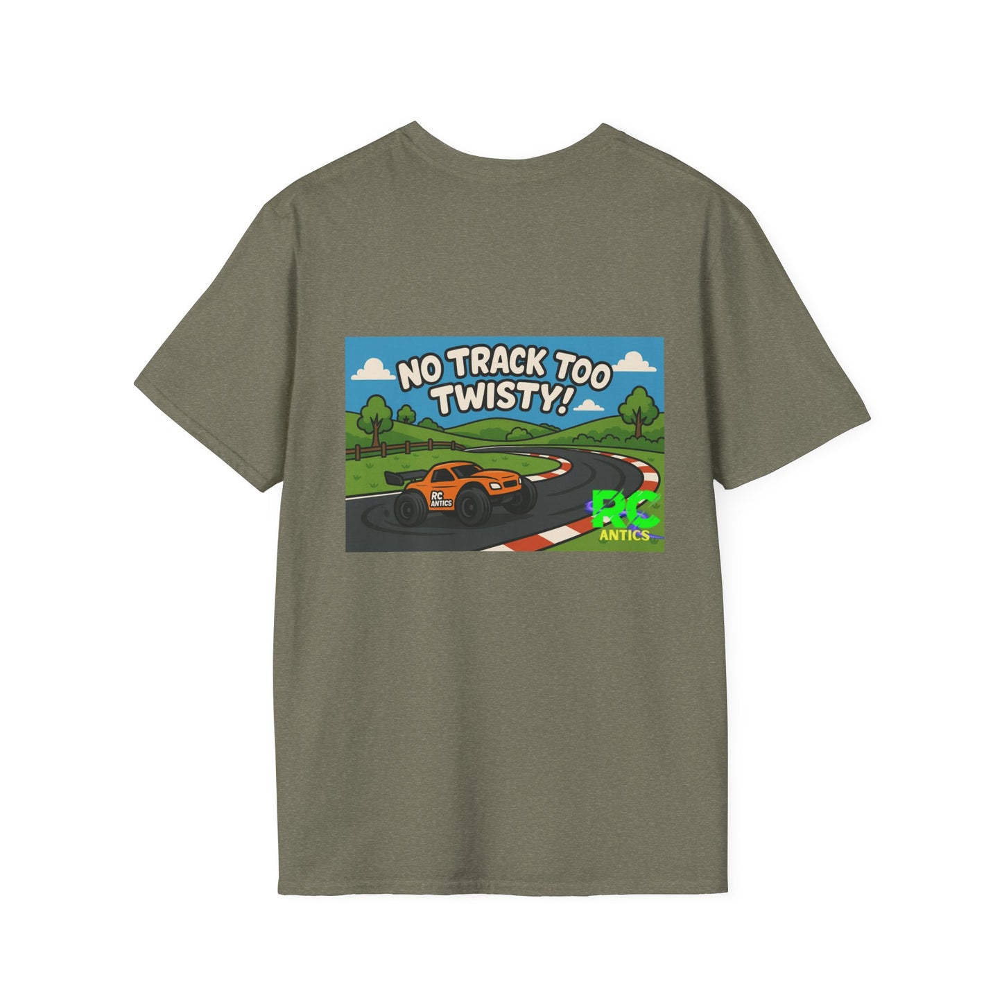 No Track to Twisty Unisex Softstyle T-Shirt