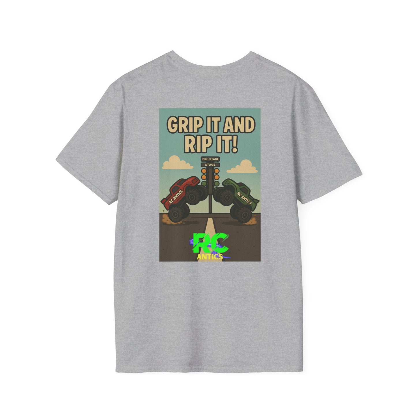 Grip it and Rip it RC Drag Racing Unisex Softstyle T-Shirt