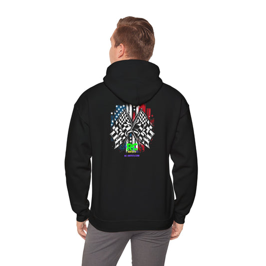 American Flag W/ RC Antics Logo Unisex Heavy Blend™ Hooded Sweatshirt