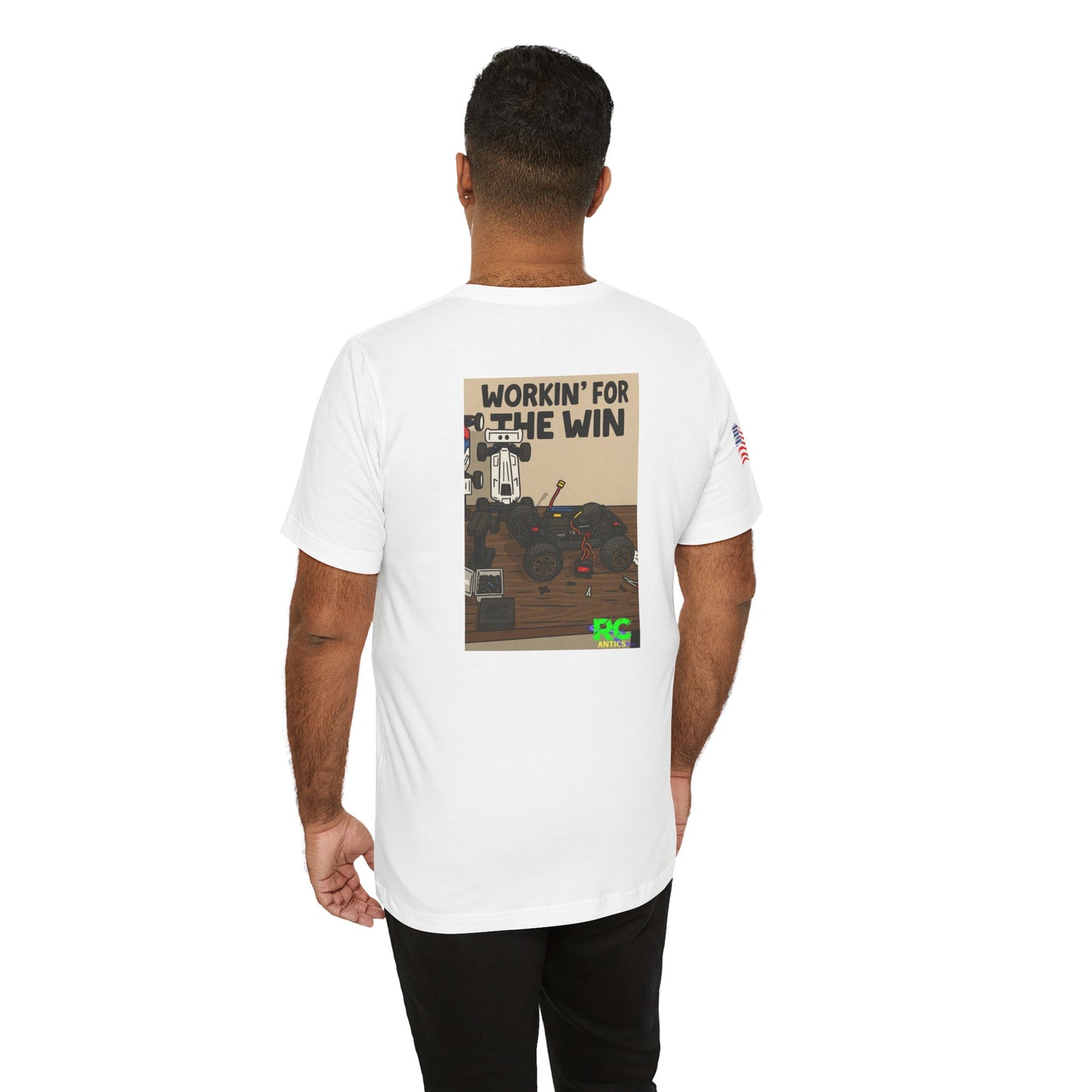 Workin for the Win Unisex Jersey Short Sleeve Tee