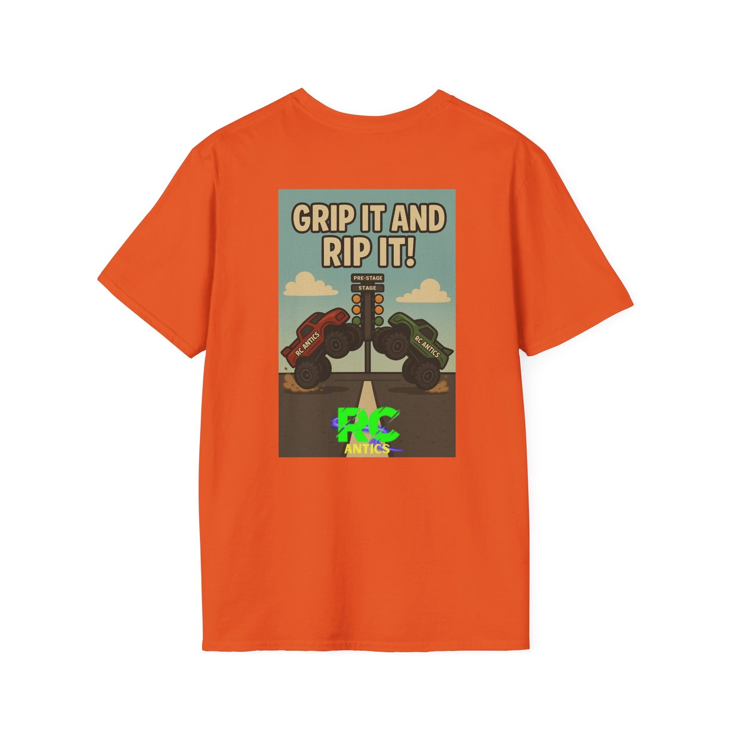 Grip it and Rip it RC Drag Racing Unisex Softstyle T-Shirt