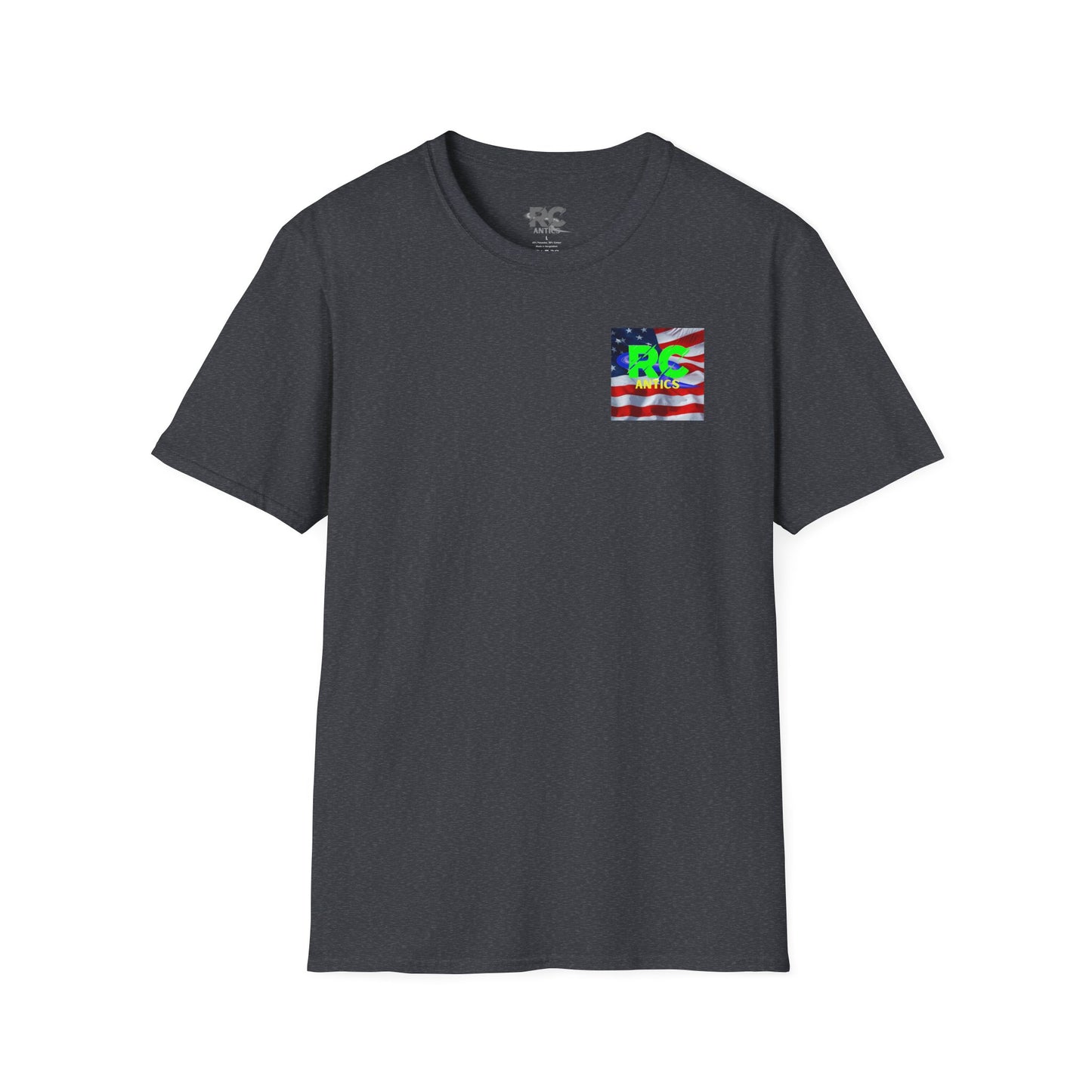 Patriotic RC Road Course Racing Unisex Softstyle T-Shirt