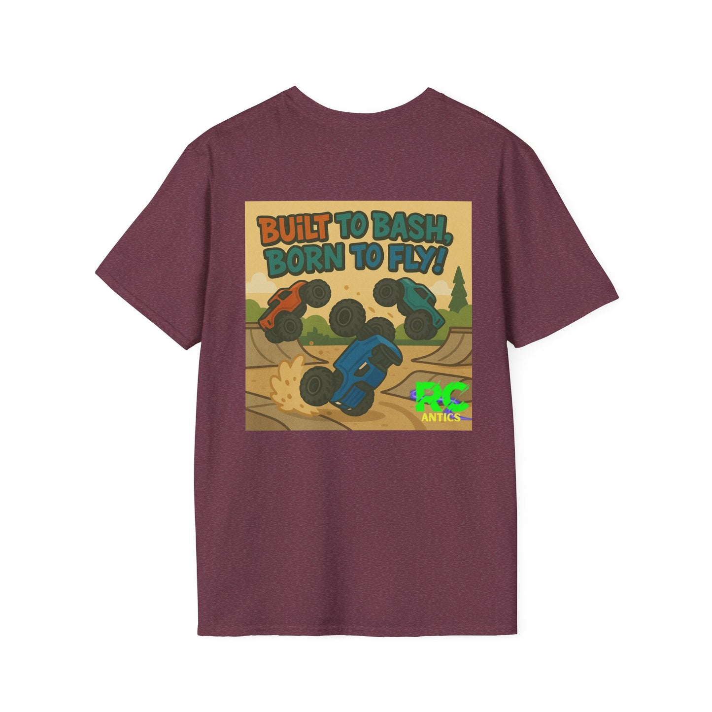 Built to Bash, Born to Fly Unisex Softstyle T-Shirt