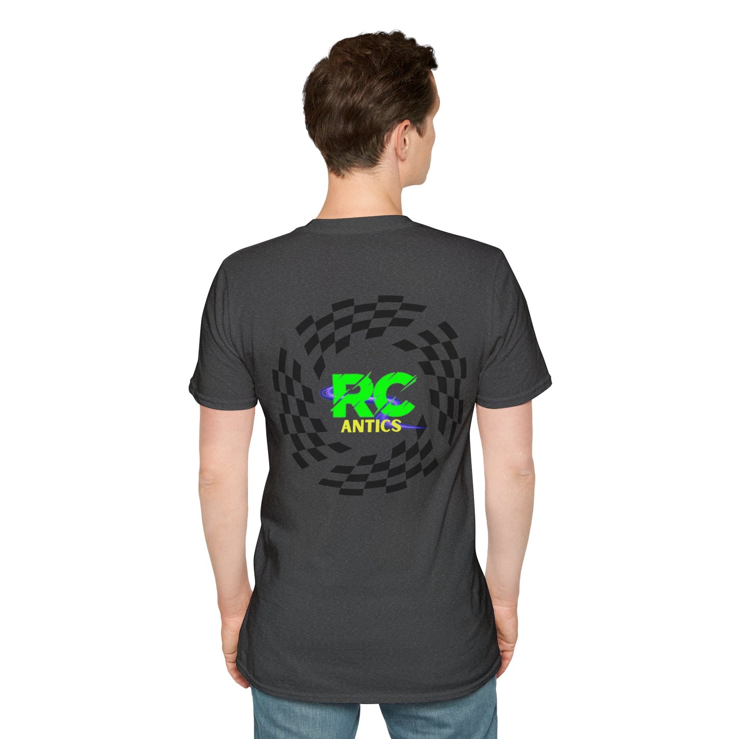 Flag Circle RC Antics Unisex Softstyle T-Shirt