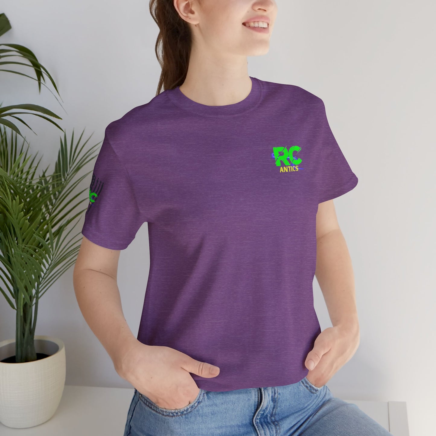 Help I've Fallin and can't get up Jump Unisex Jersey Short Sleeve Tee