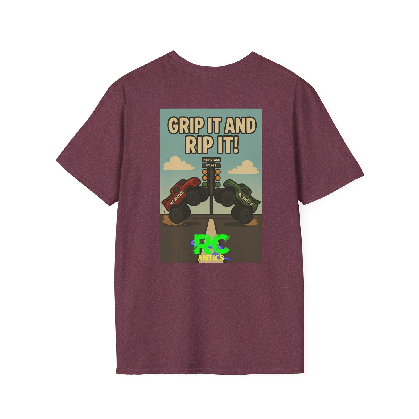 Grip it and Rip it RC Drag Racing Unisex Softstyle T-Shirt