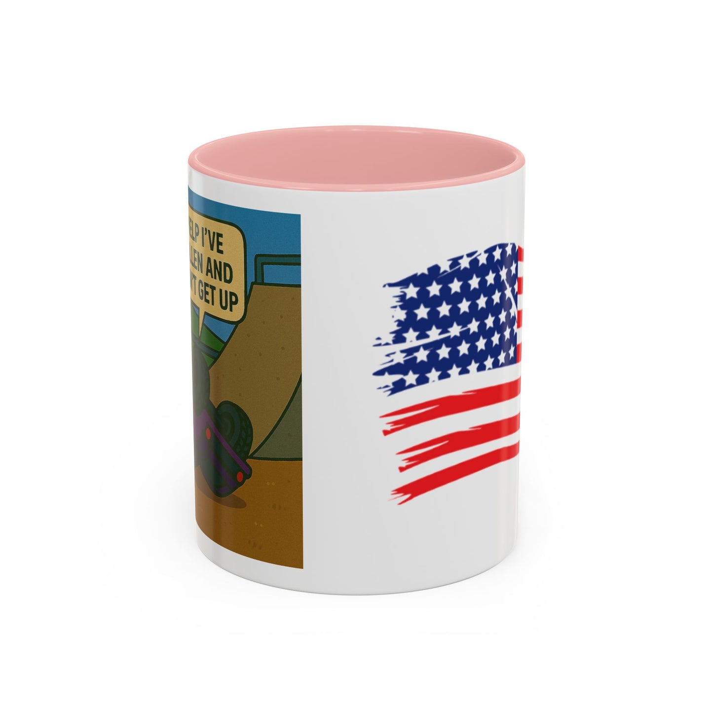 Help I've Fallin and Can't get up Skate Park Accent Coffee Mug (11, 15oz)