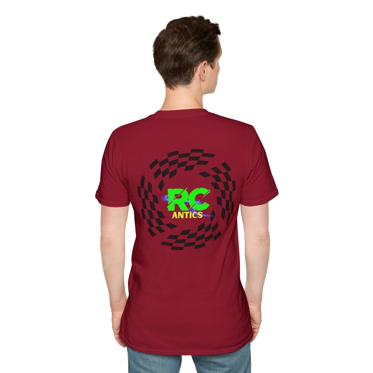 Flag Circle RC Antics Unisex Softstyle T-Shirt