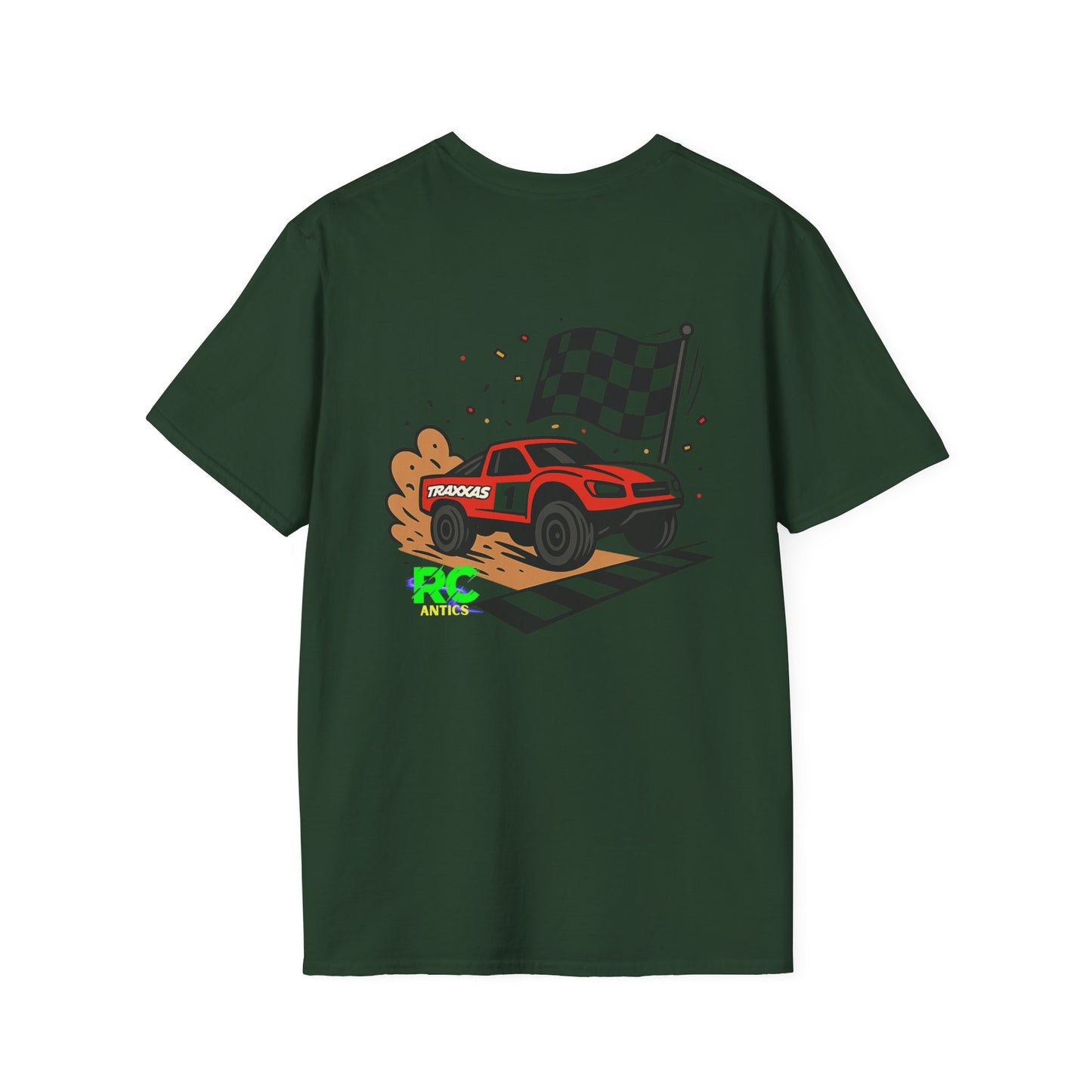 RC Truck Crossing Finish Line Unisex Softstyle T-Shirt