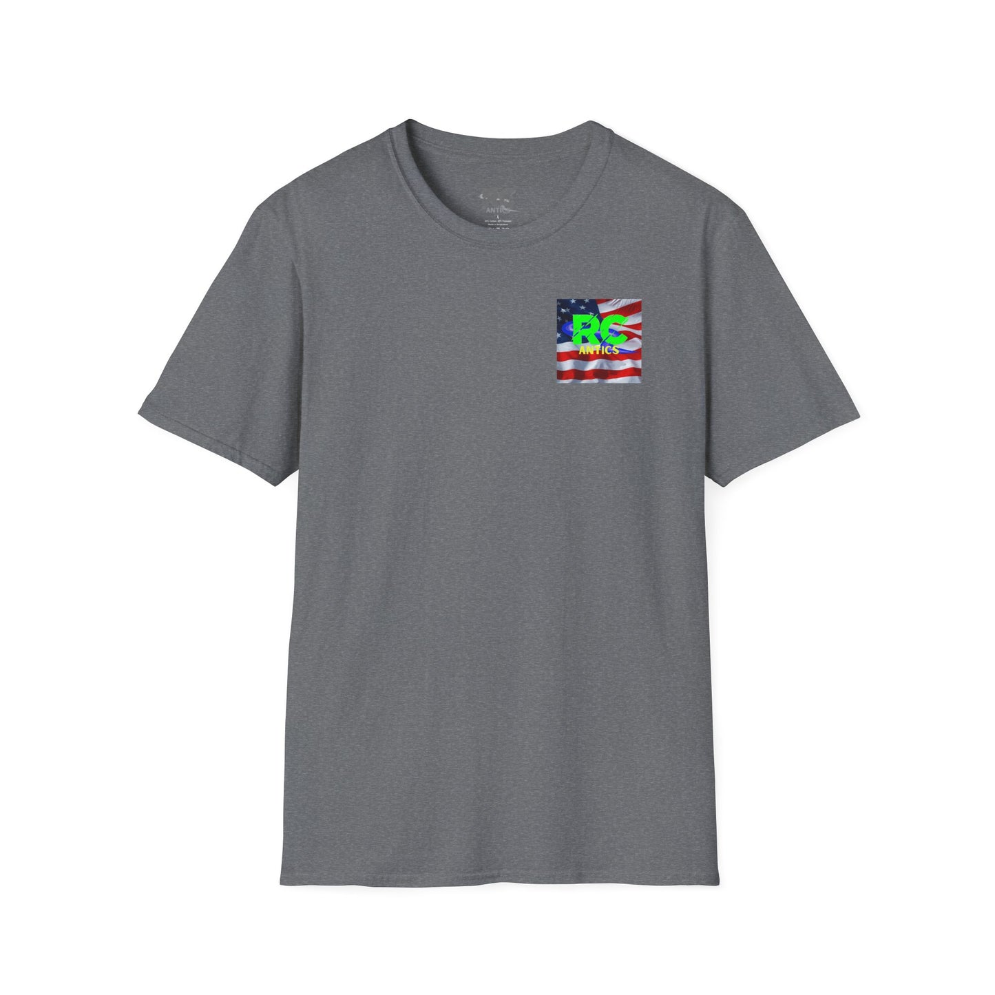 Patriotic RC Road Course Racing Unisex Softstyle T-Shirt