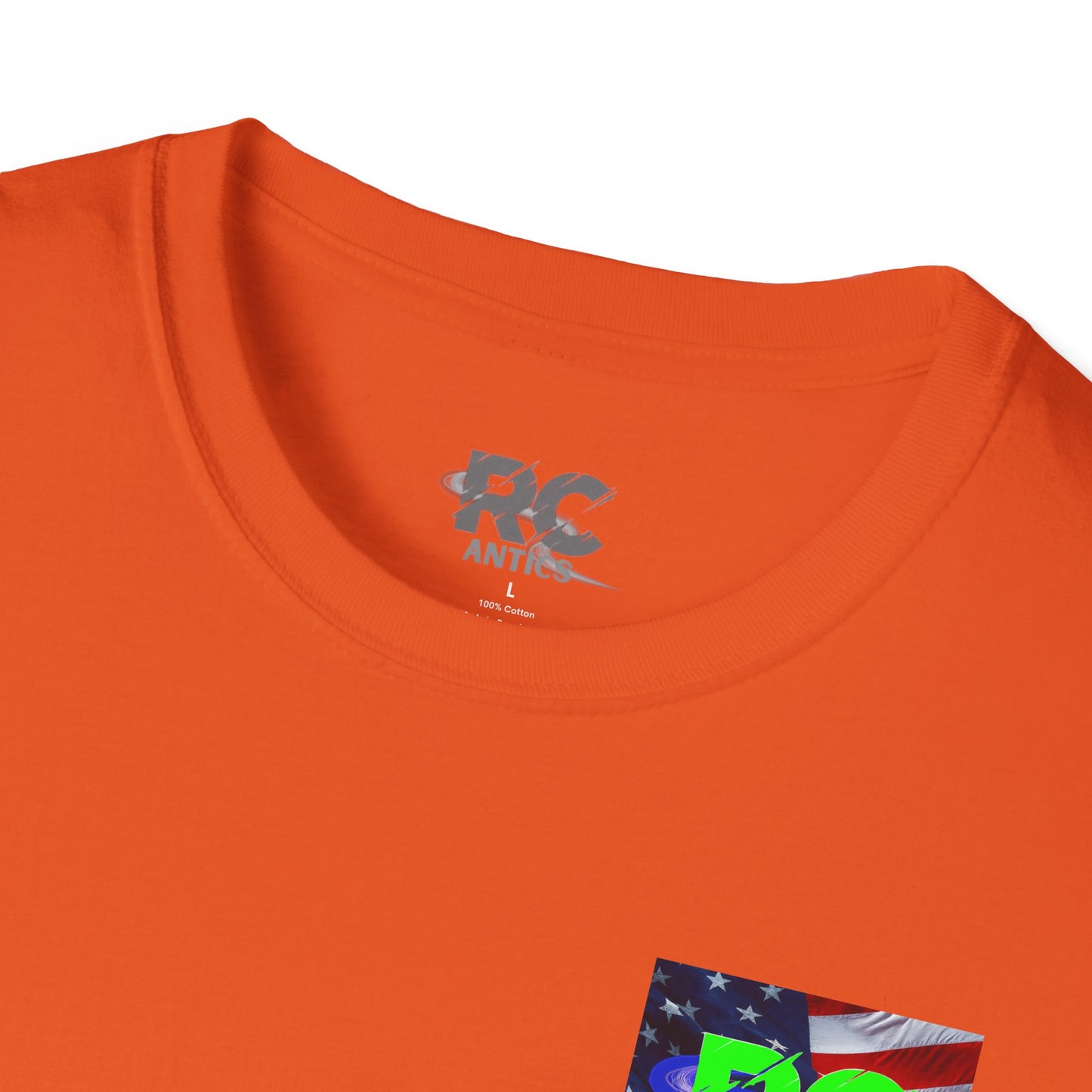 Patriotic RC Road Course Racing Unisex Softstyle T-Shirt