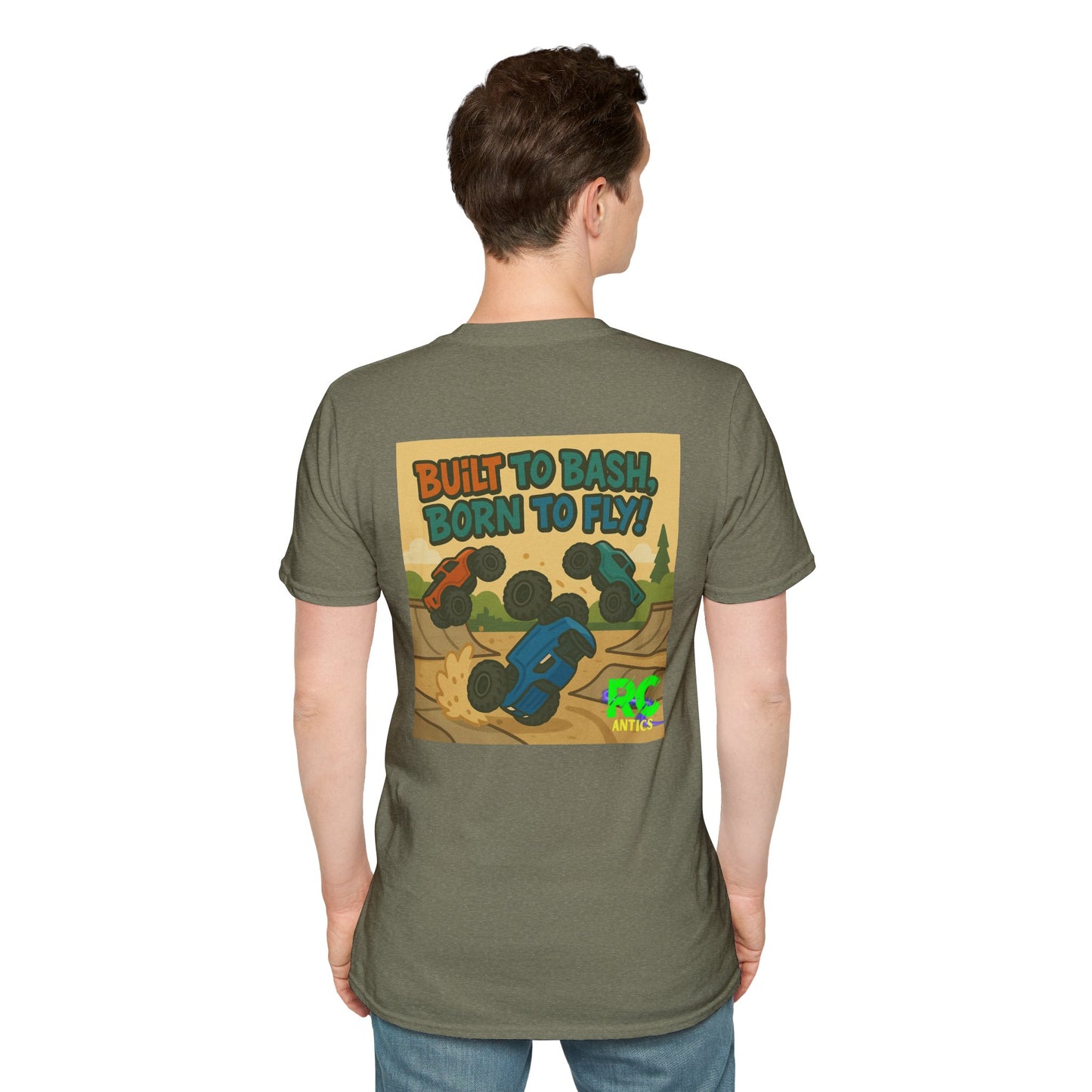 Built to Bash, Born to Fly Unisex Softstyle T-Shirt