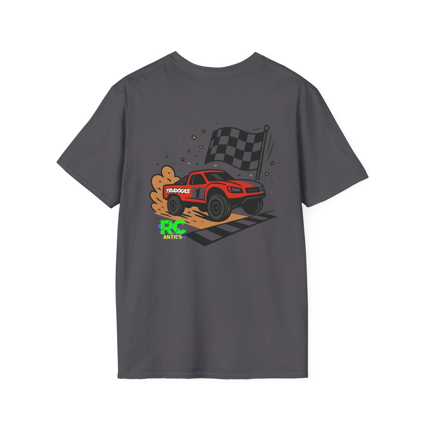 RC Truck Crossing Finish Line Unisex Softstyle T-Shirt