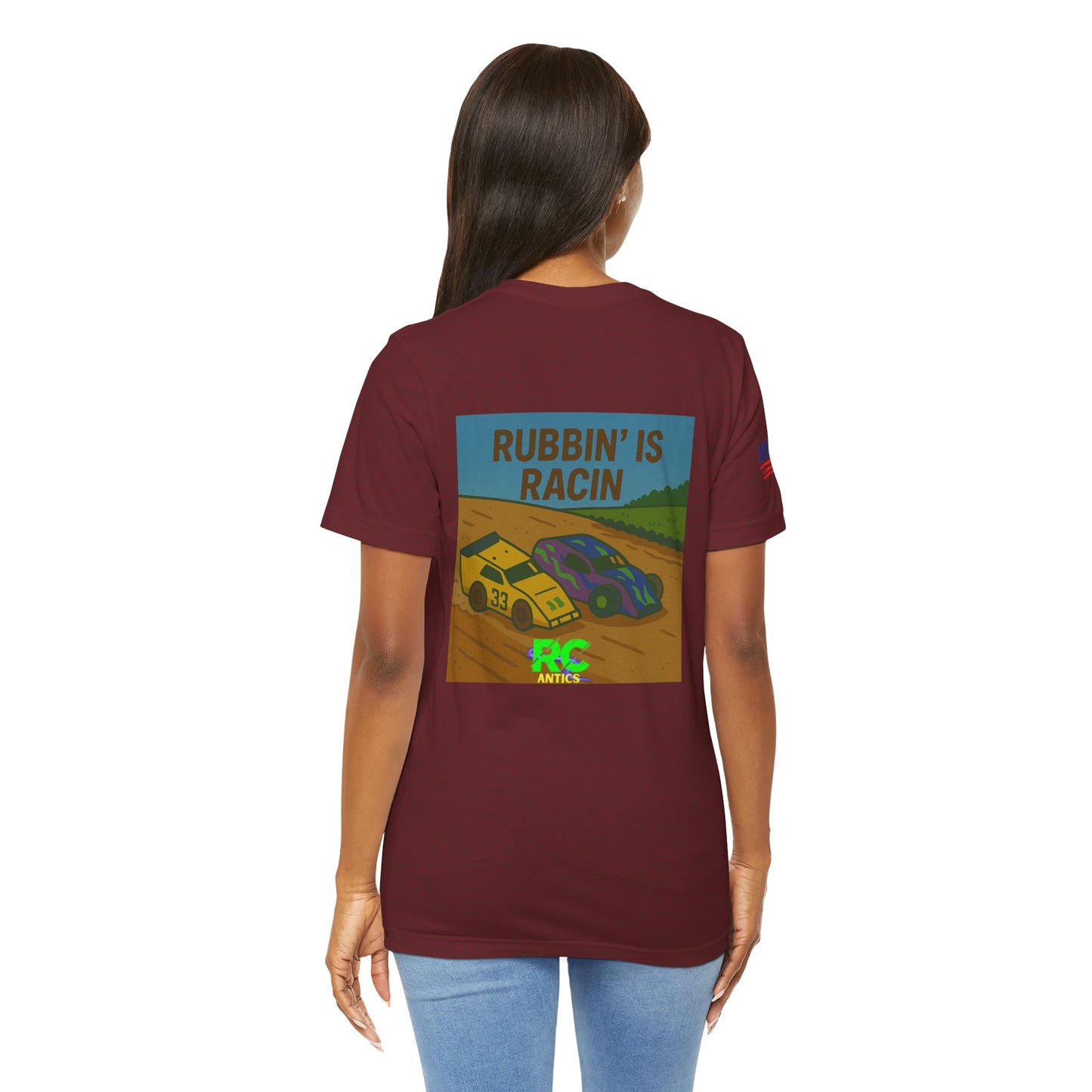 Rubbin is Racin Unisex Jersey Short Sleeve Tee