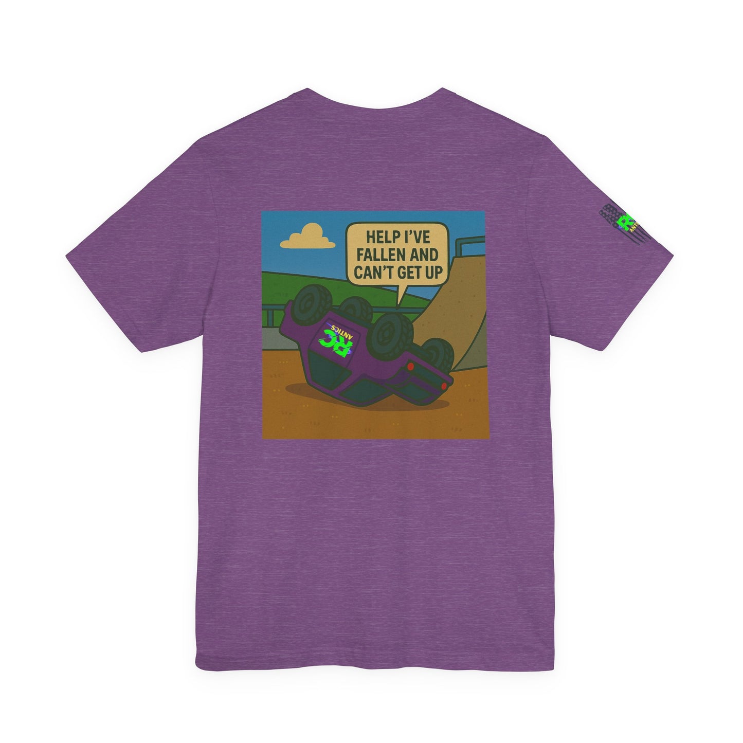 Help I've Fallin and can't get up Jump Unisex Jersey Short Sleeve Tee