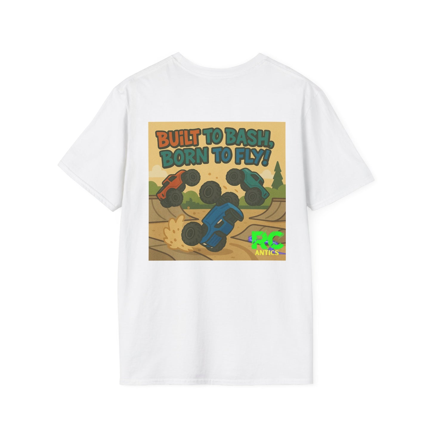 Built to Bash, Born to Fly Unisex Softstyle T-Shirt