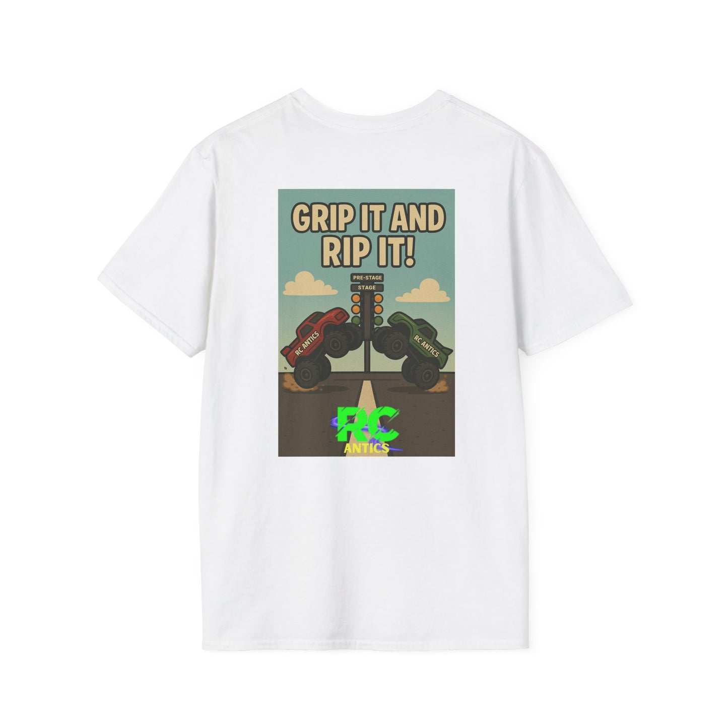 Grip it and Rip it RC Drag Racing Unisex Softstyle T-Shirt